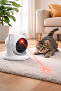 Juguete láser para gatos, juguetes interactivos activados al azar con movimiento recargable automático para gatos de interior/perros/Kittne, modo lento y rápido